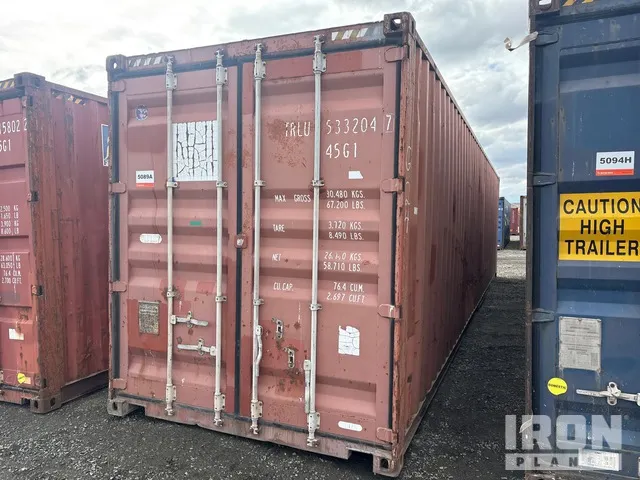 40 ft High Cube Storage Container