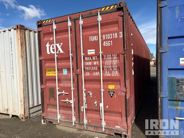 2007 40 ft High Cube Storage Container