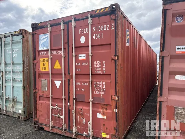 40 ft High Cube Storage Container
