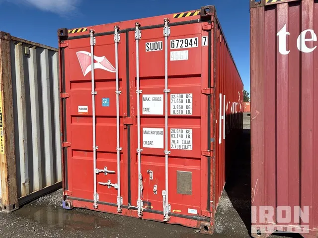 40 ft High Cube Storage Container