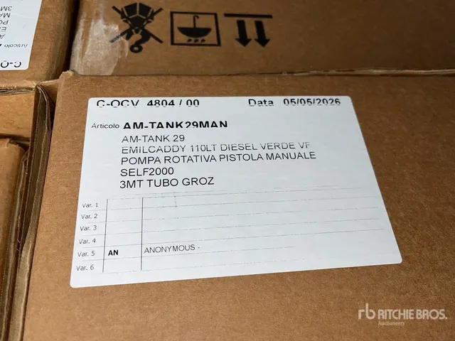 2026 AM Tank 29 gal Portable Poly Fuel Tank (Unused)
