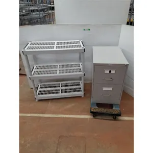 *Medium Plastic Shelf (36x18x38") -Two Drawer Filing Cabinet(18x26.5x29") Dolly Not Included PU Only