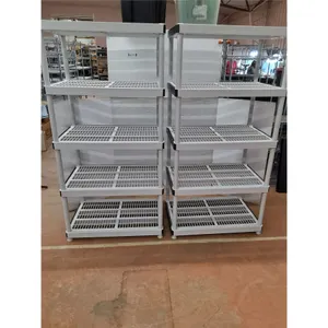 *(2) Large Plastic Shelves - 36x24x73", Pickup Only
