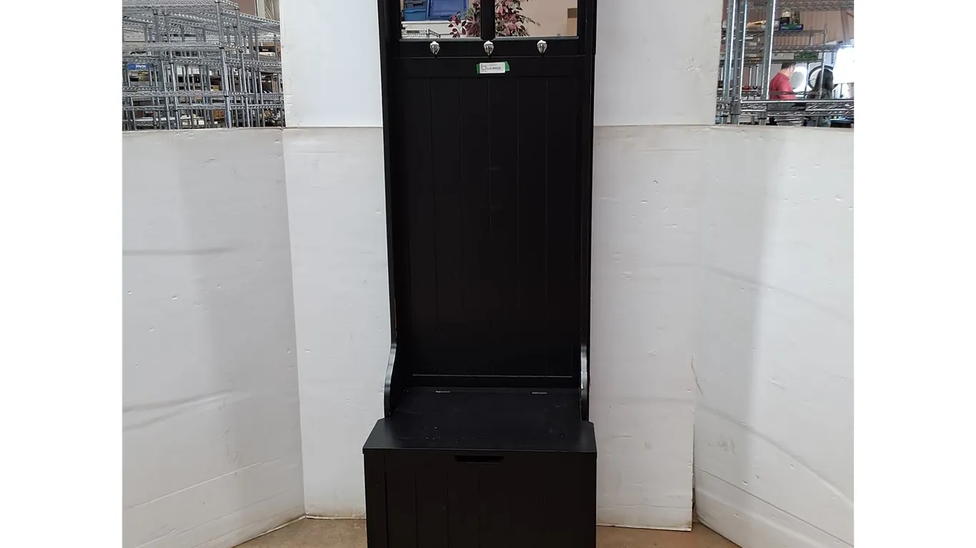 *Hall Tree w/ Mirror (22x72.5x16.25") - As Is, Pickup Only