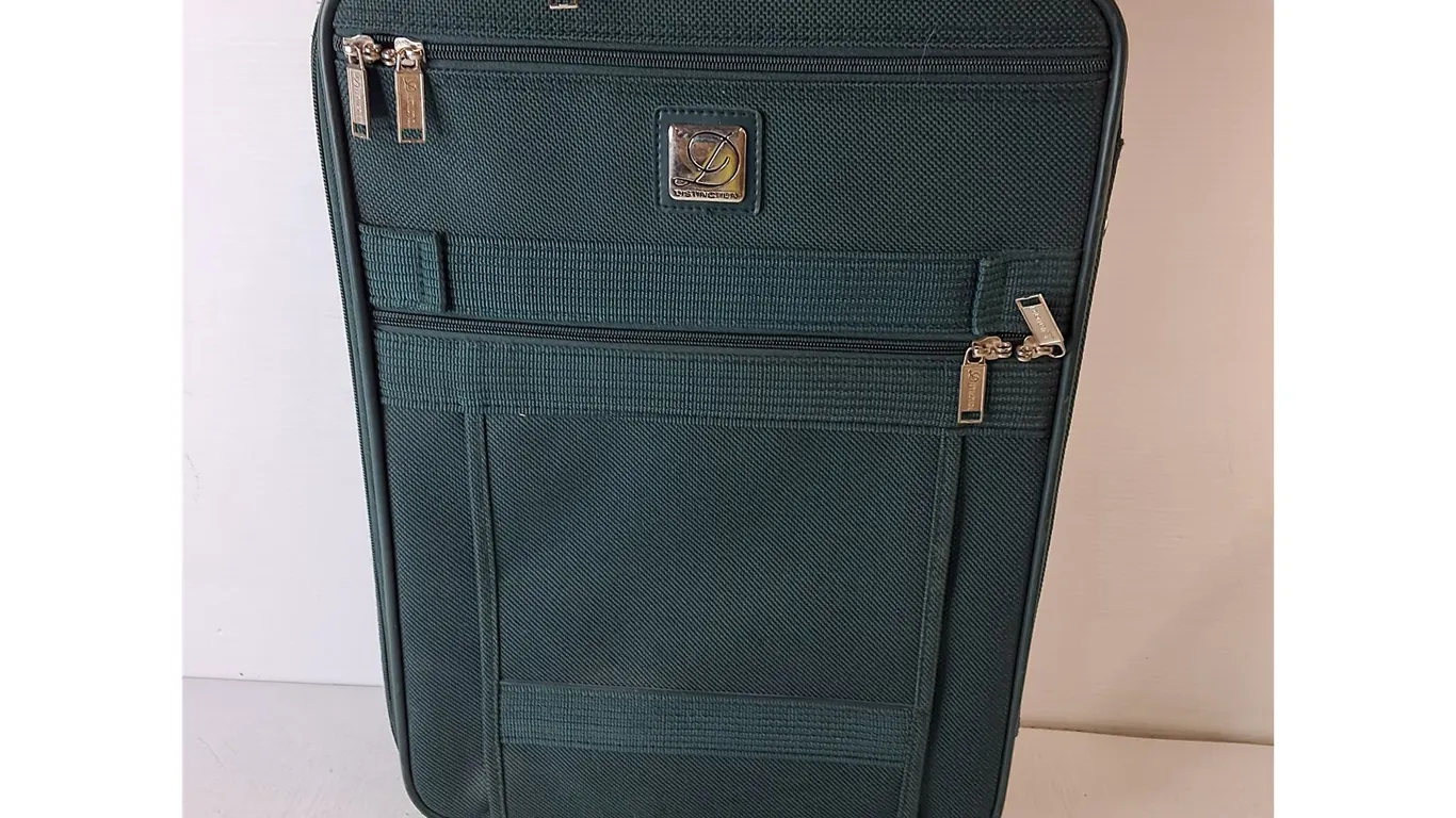 Distinction Rolling Suitcase 13.25" x 7.25" x 34" With Handle, Can't Ship