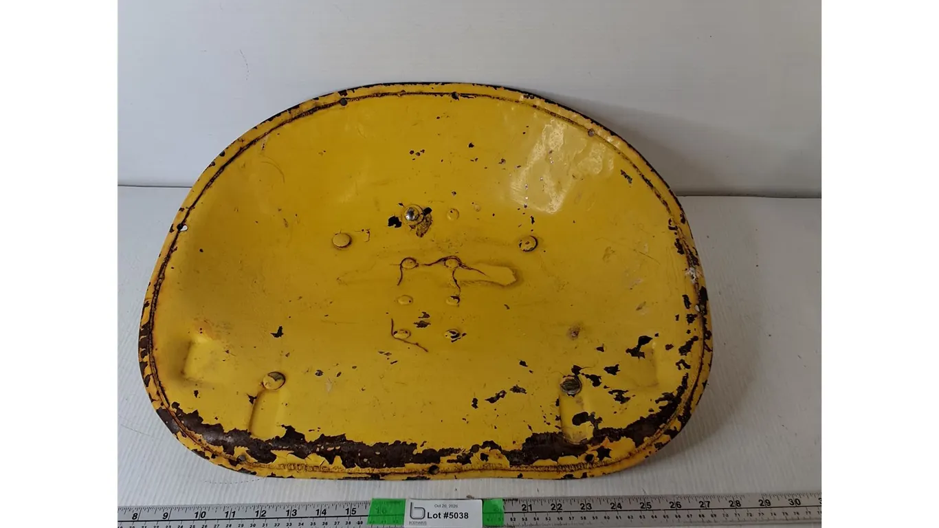 Vintage Metal Tractor Seat 21.5" x 17.5" x 6"- Can't Ship