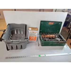 3% Camping Fuel, Coleman Wood Stove & Shopping Basket- Can't Ship