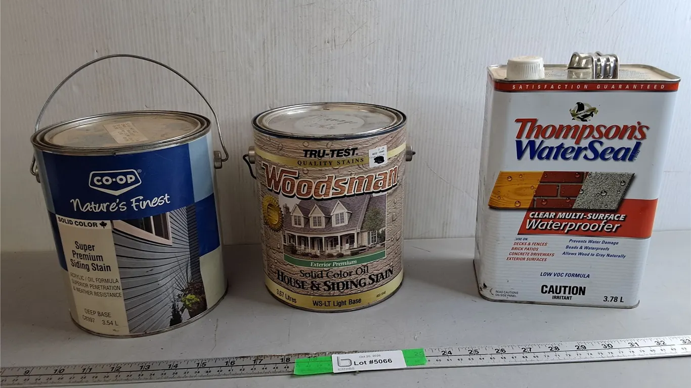 Siding Stains & Thompson's Waterseal-Appear Full, Can't Ship