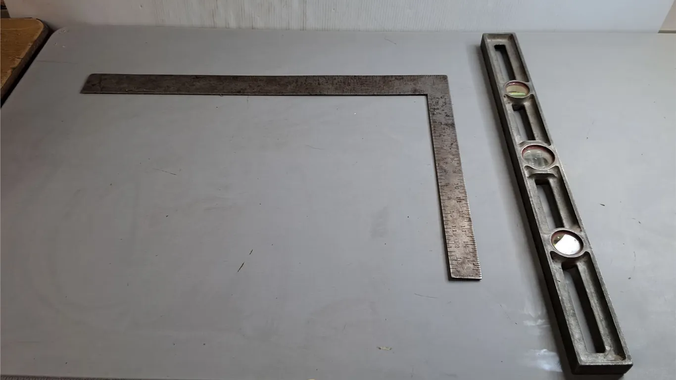 Metal Level & Framing Square- Can't Ship