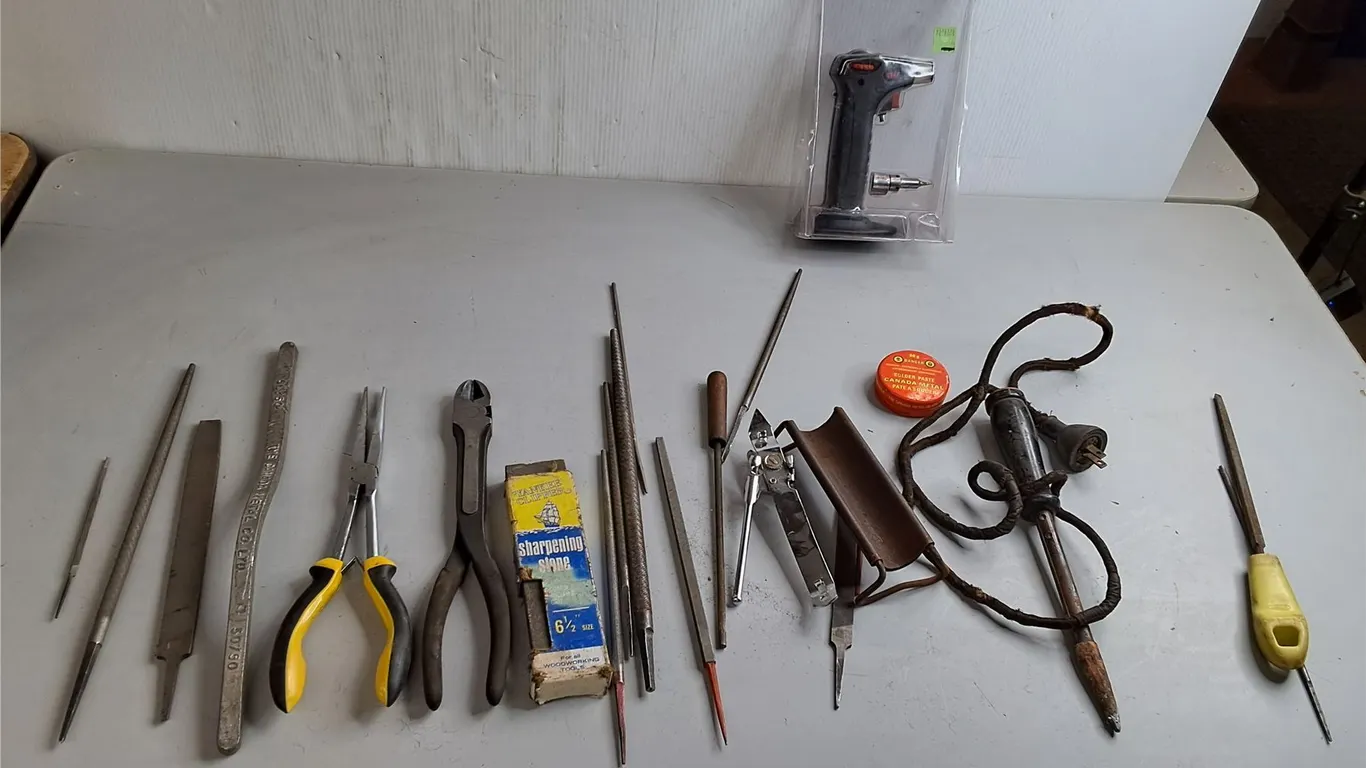 Sharpening Stone, Culinary Butane Torch, Soldering Iron, Misc.