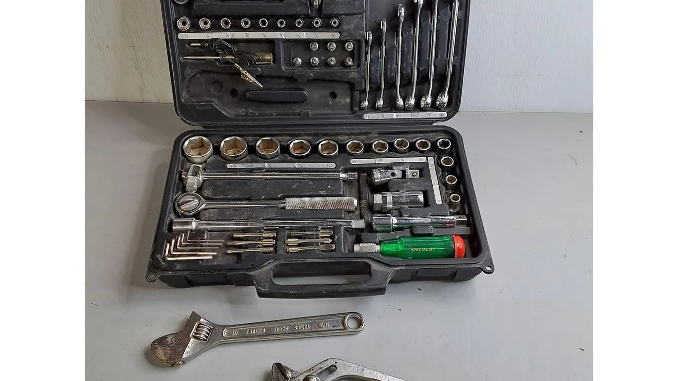 Tool Set- Sockets, Wrenches, Bits, Misc.