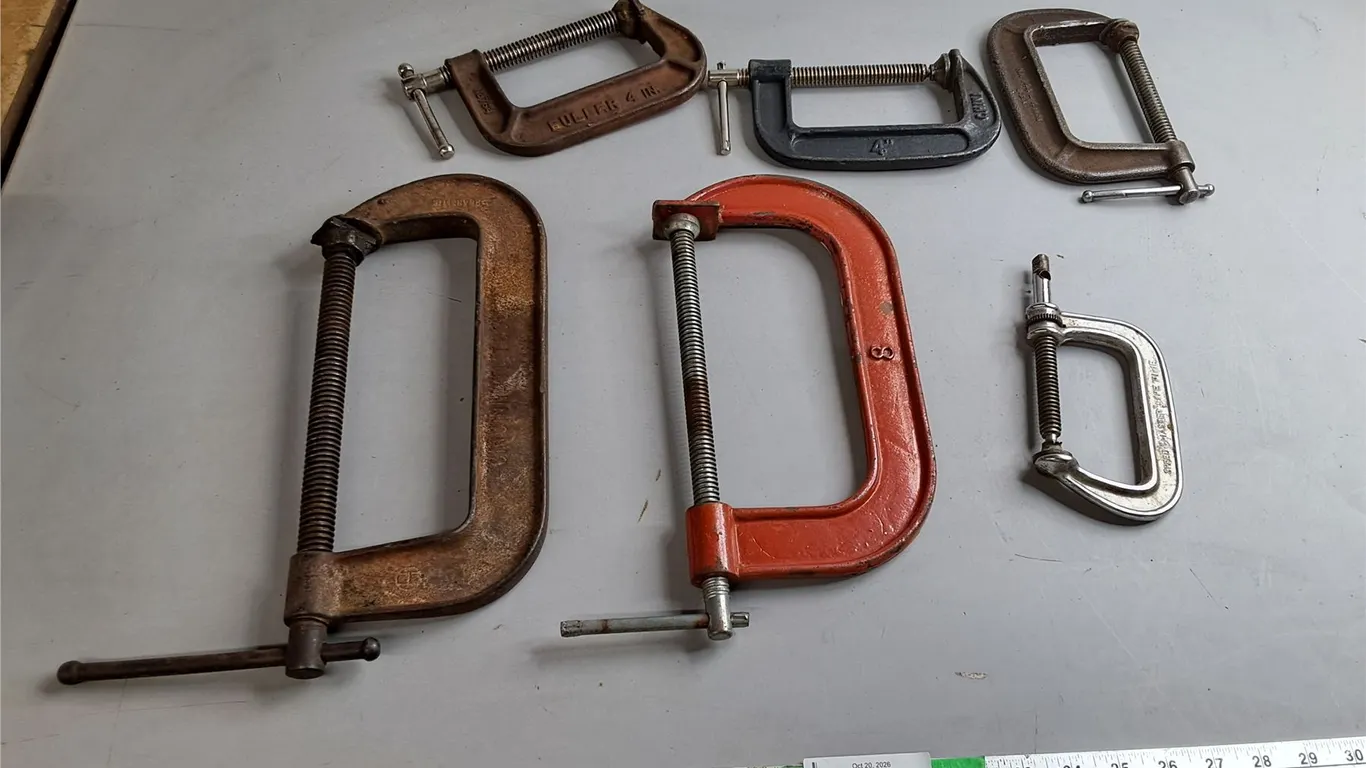 C Clamps up to 8"