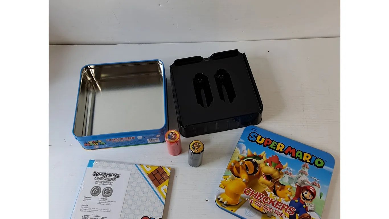 Super Mario Checkers and Tic-Tac-Toe NIB