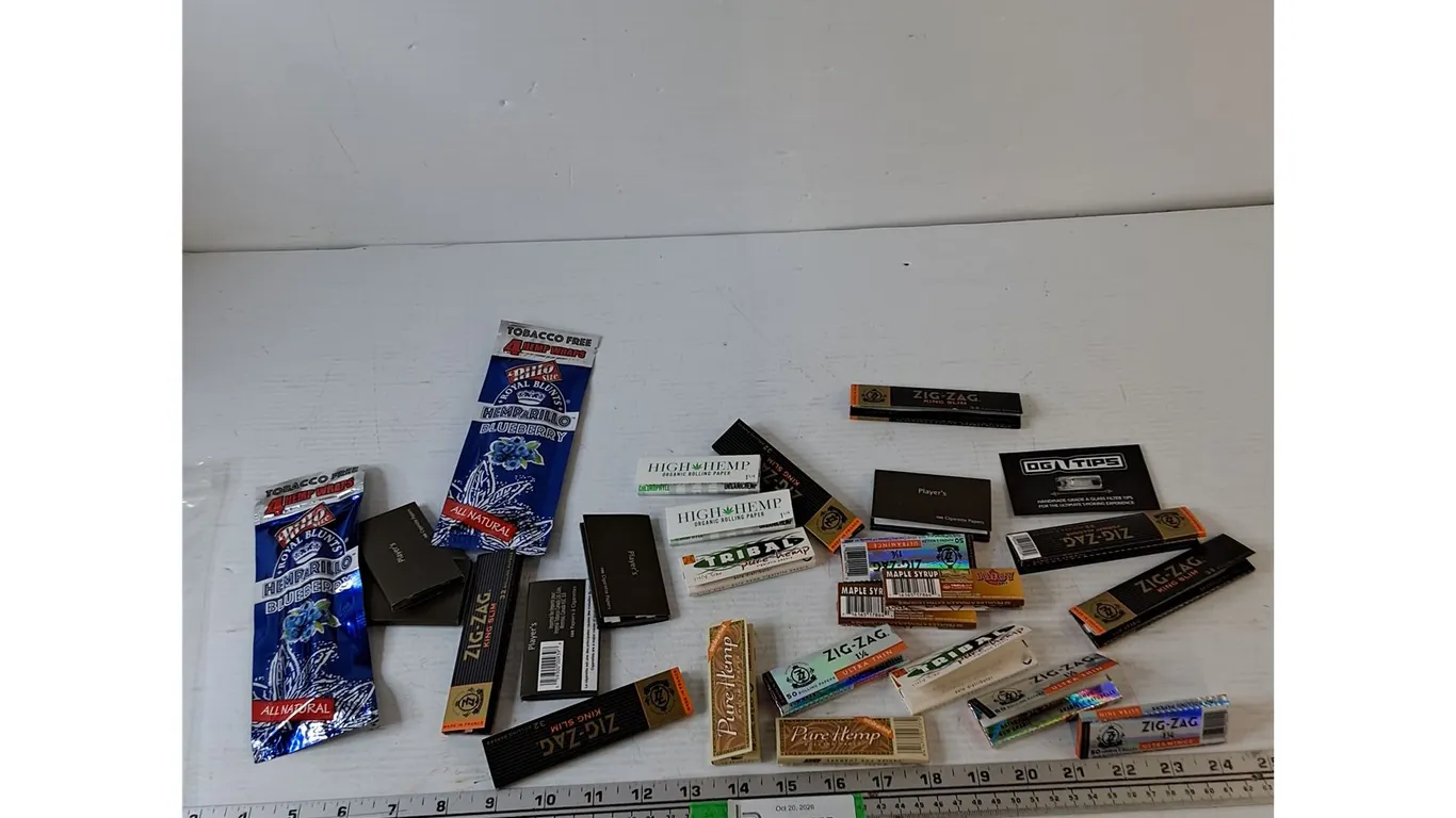 Assorted Rolling Papers, Hemp Wraps, All As-Is