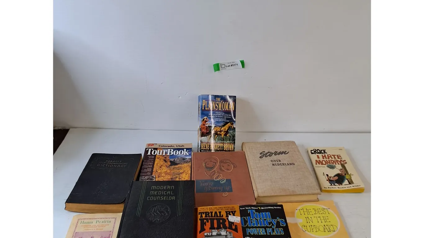 Assorted Books, Harold Coyle, Tom Clancy, Storm Over Nederland, Colorado Tour Book