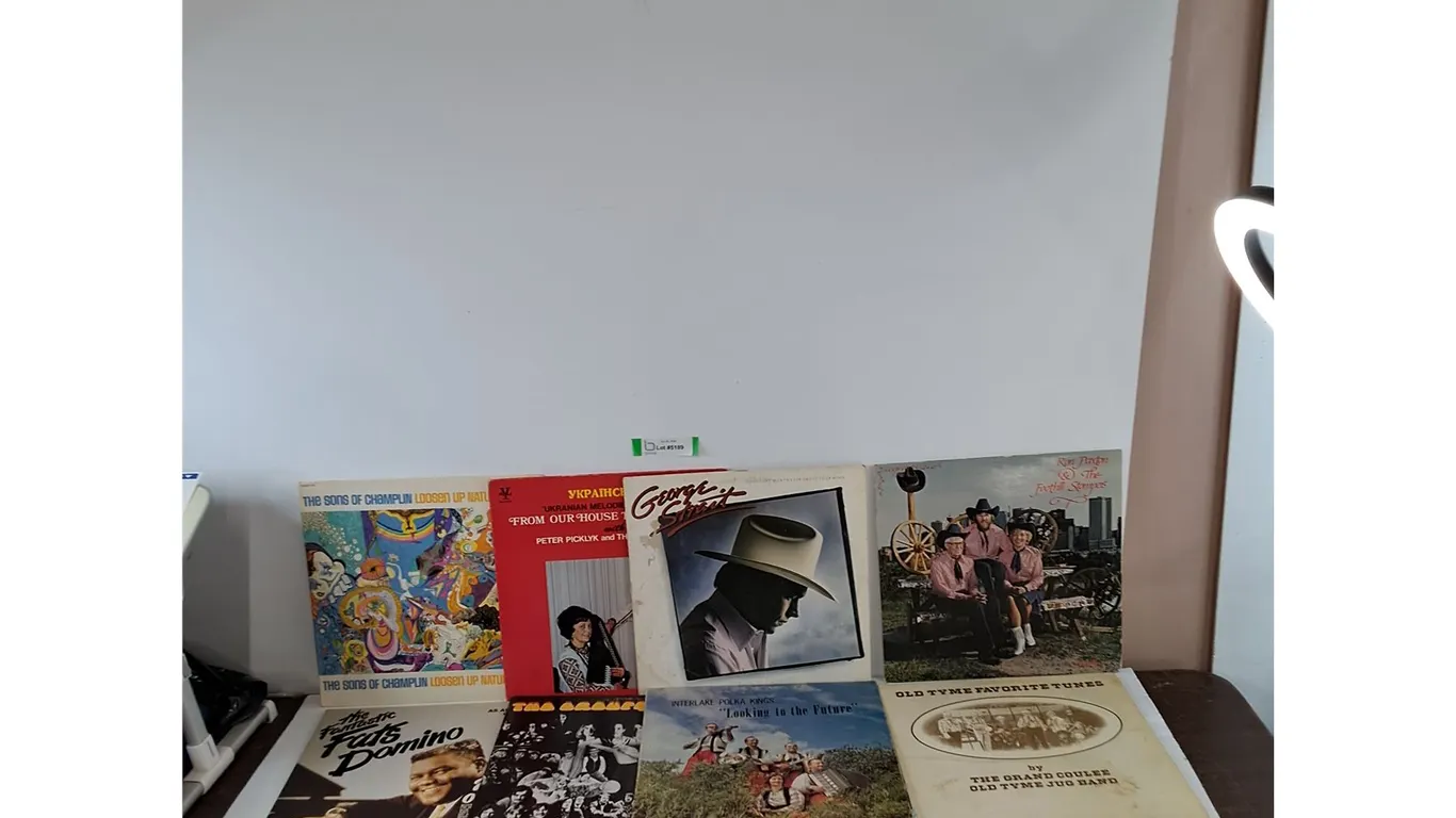 (12+) Vinyl Records, George Strait, Nestor Pistor, Black Sun, Fats Domino