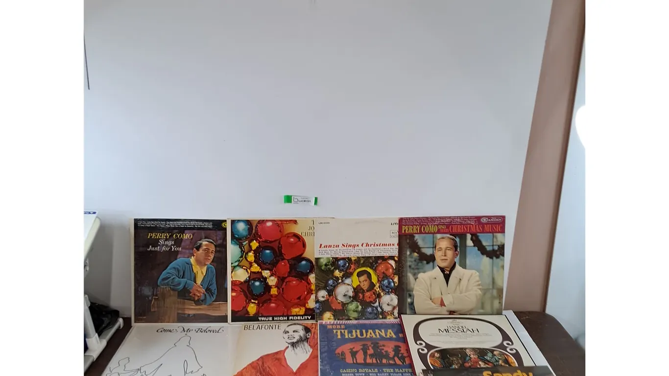 (12+) Vinyl Records, Aled Jones, Perry Como, Sandy Posey, Harry Belafonte, Christmas Music