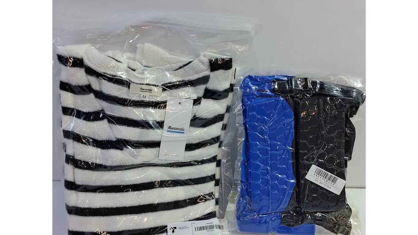 Womens Sweater (Sz. M), Soccer Shin Pads - Sealed