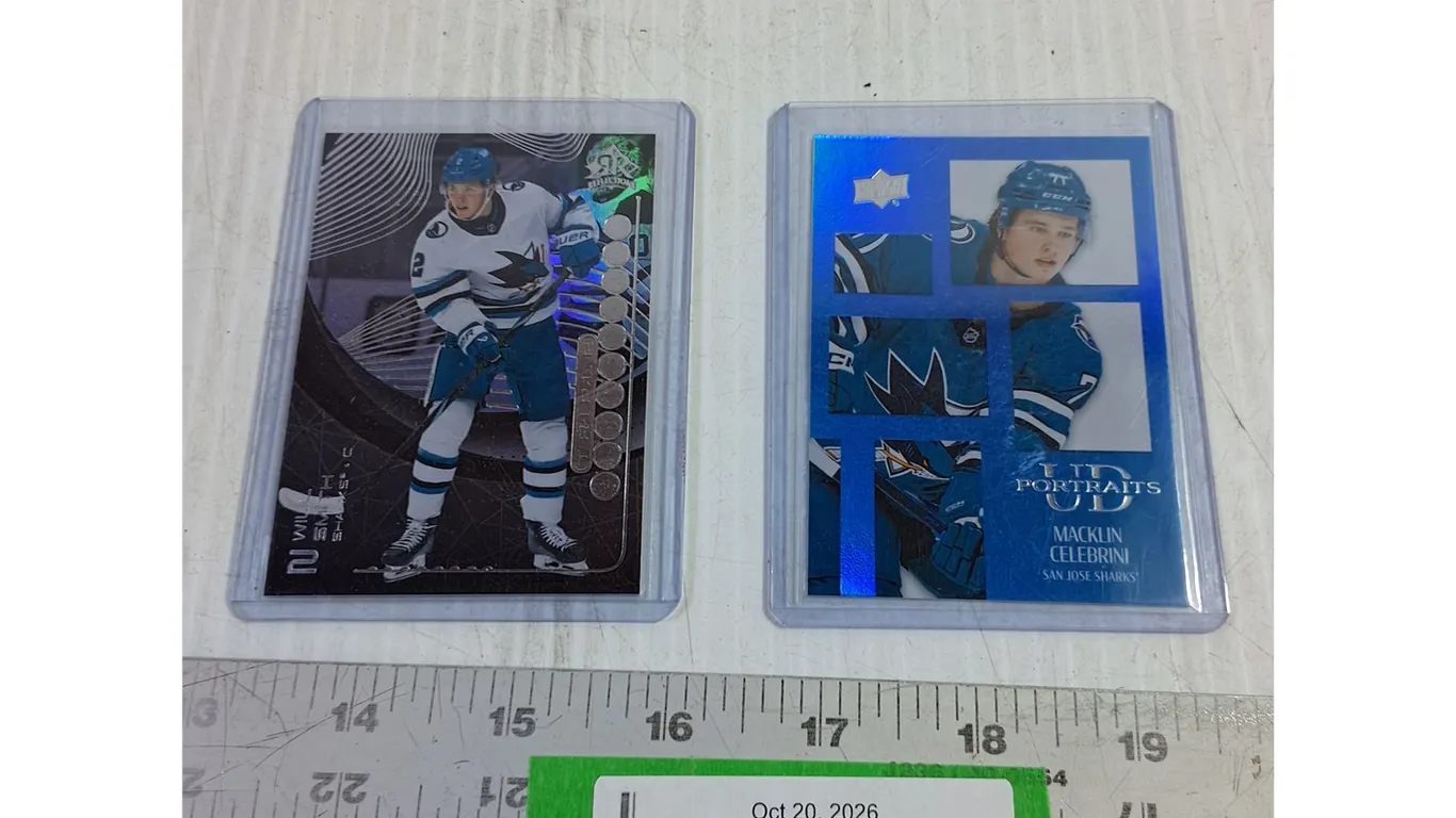 Rookie Hockey Cards - Will Smith, Macklin Celebrini - Cannot Authenticate