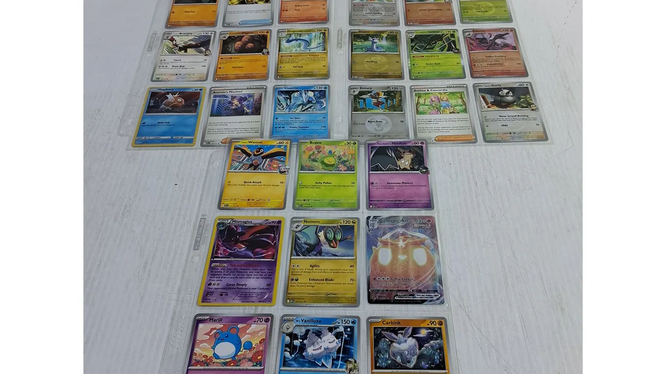Assorted Pokémon Cards - Holos, Reprints, Full Art, Basic - Cannot Authenticate