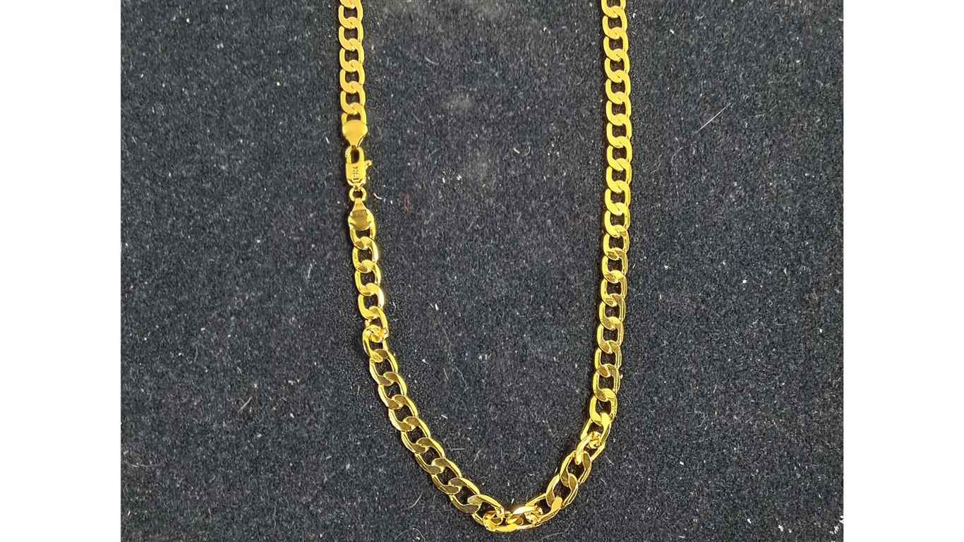 18" Chain-Stamped 18K-Cannot Authenticate