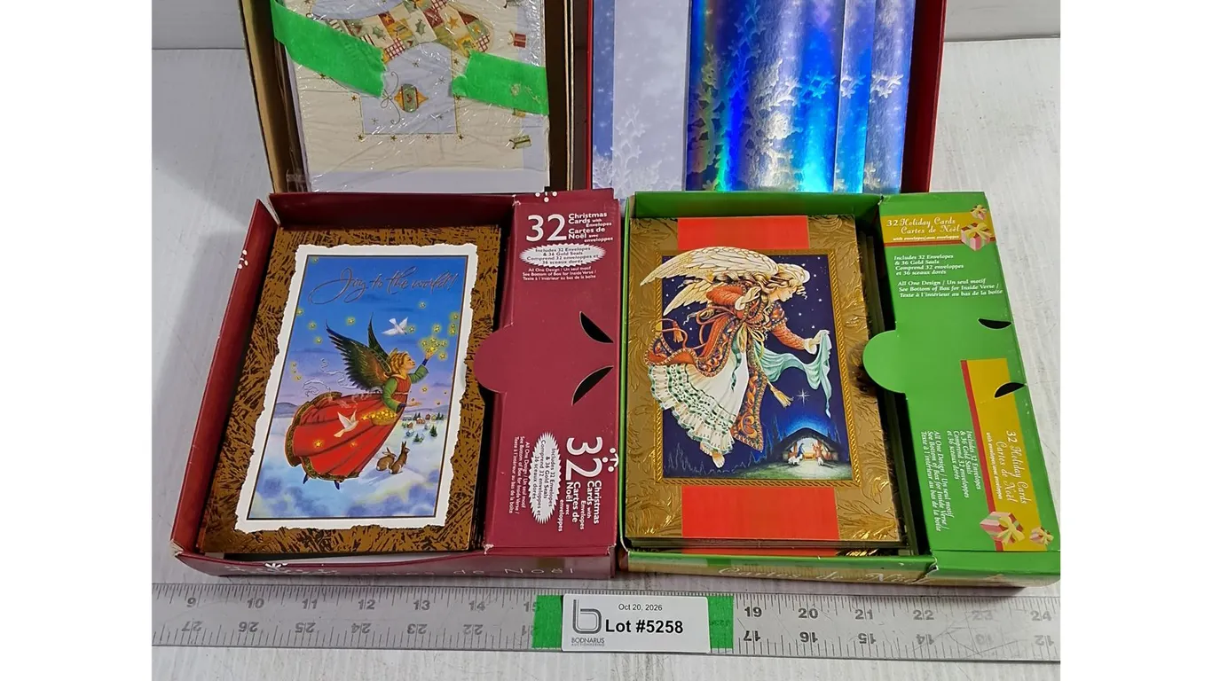 (4) Boxes of Christmas Cards