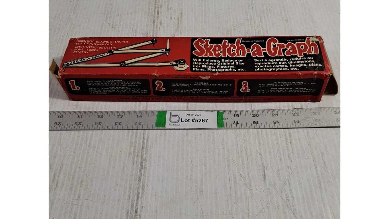 Vintage Sketch-a-Graph Scientific Drawing Tool