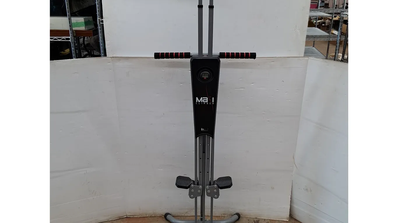 *MaxiClimber Climbing Machine w/ Calorie Burn Tracker (81.5" Tall) - As Is - Cannot Ship