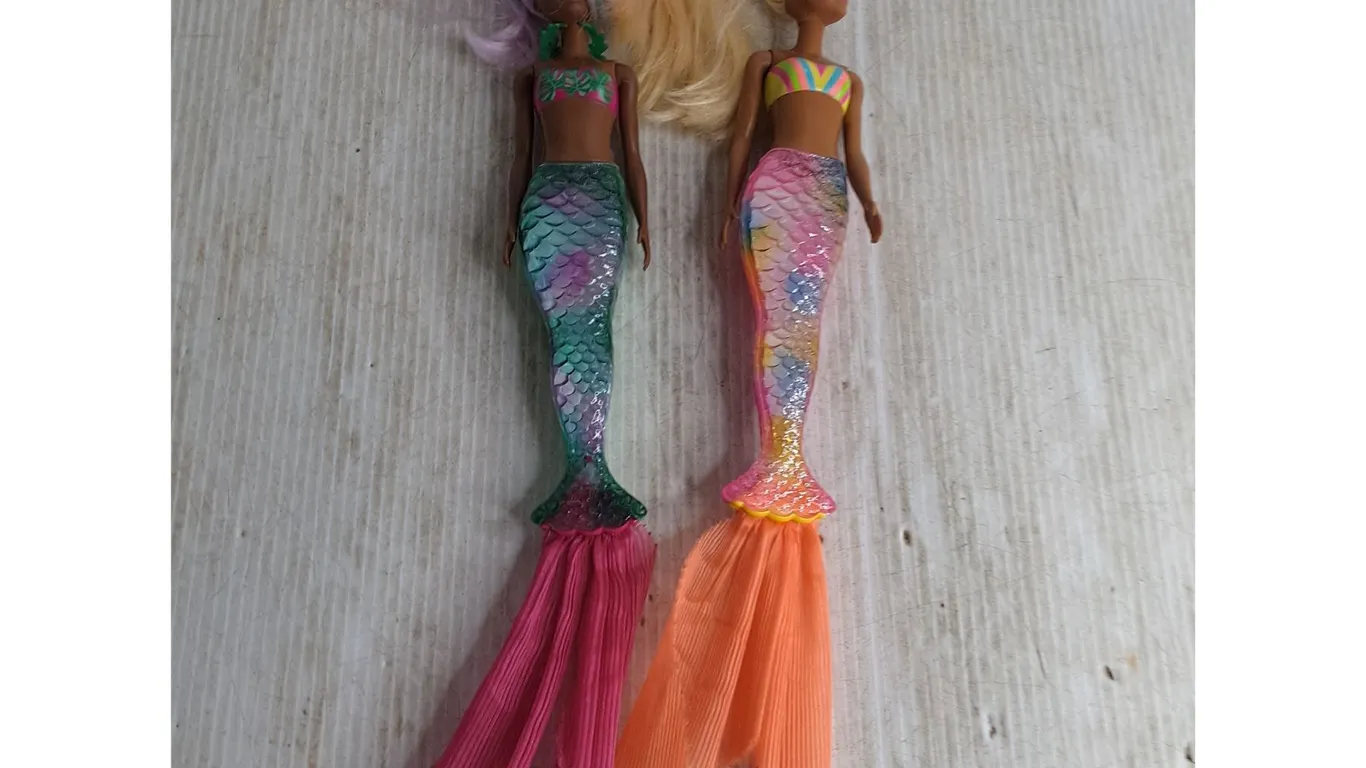 (2) Mermaid Barbie Dolls
