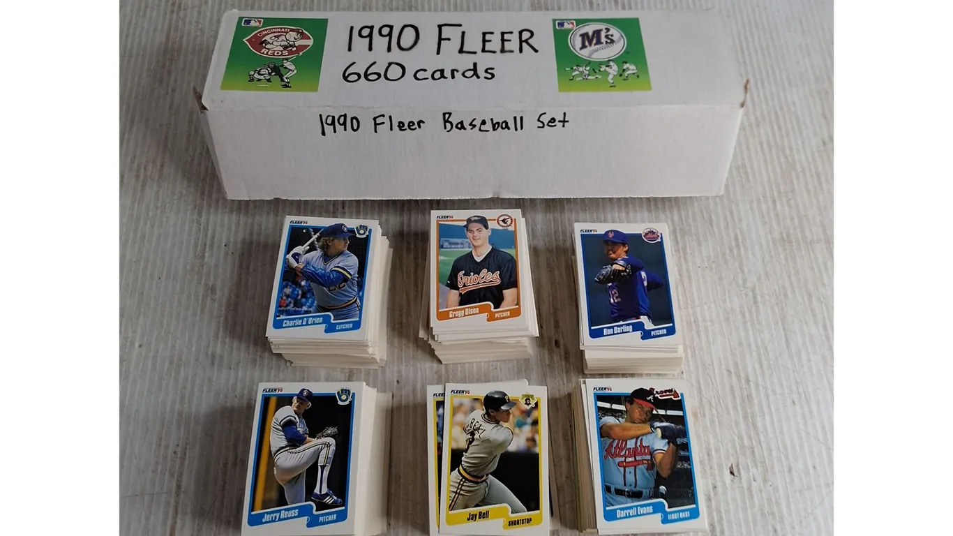(660) Fleer 1990 MLB Collector Cards - Cannot Authenticate