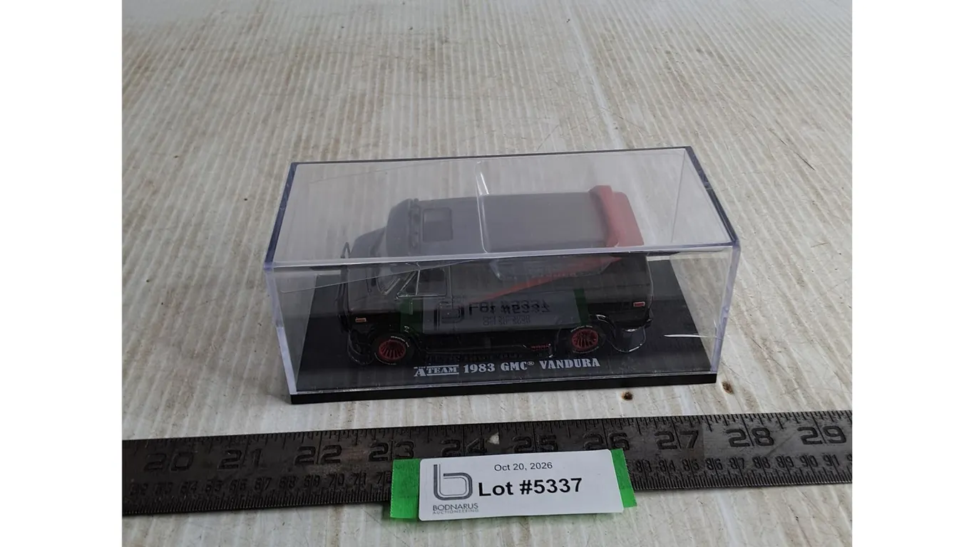 Encased Diecast 1983 "A-Team" GMC Vandura