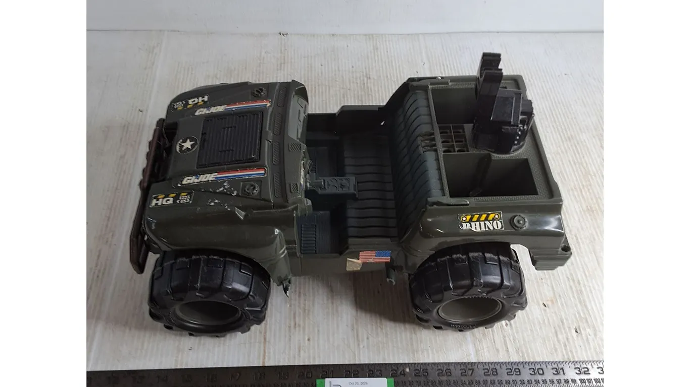 G.I.Joe Plastic Toy 18x12x10"Army Jeep -