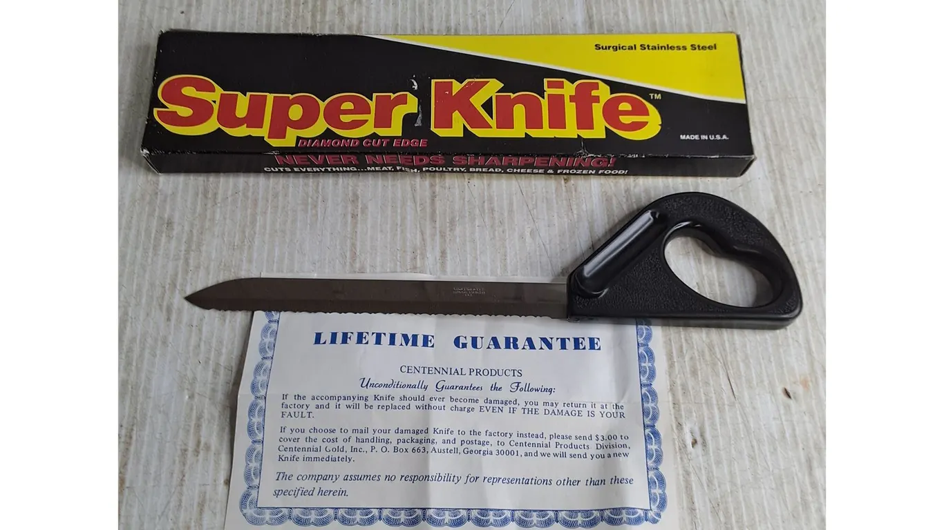 Super Knife w/lifetime Guarantee - 8" Blade