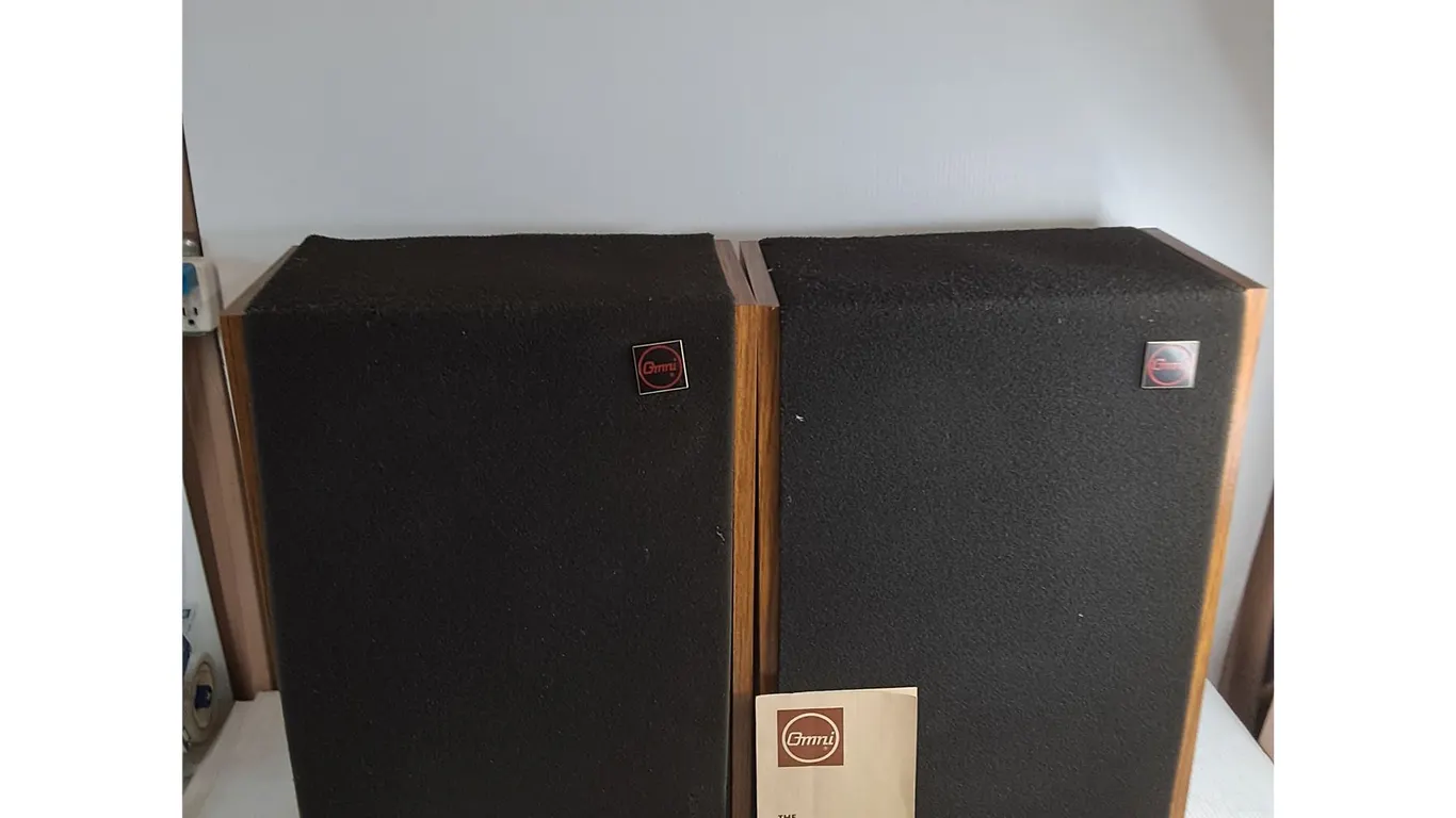Pair of Omni Home Speakers - 24x9.5x17" - Some Damage, As is - Cannot Ship