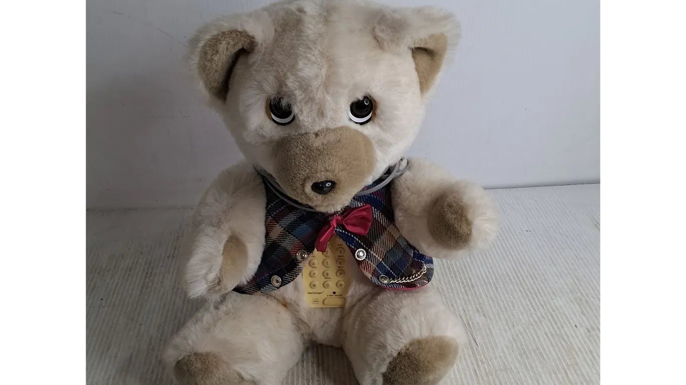 Teleconcepts Teddy Bear Telephone - Untested, As is - 14" High