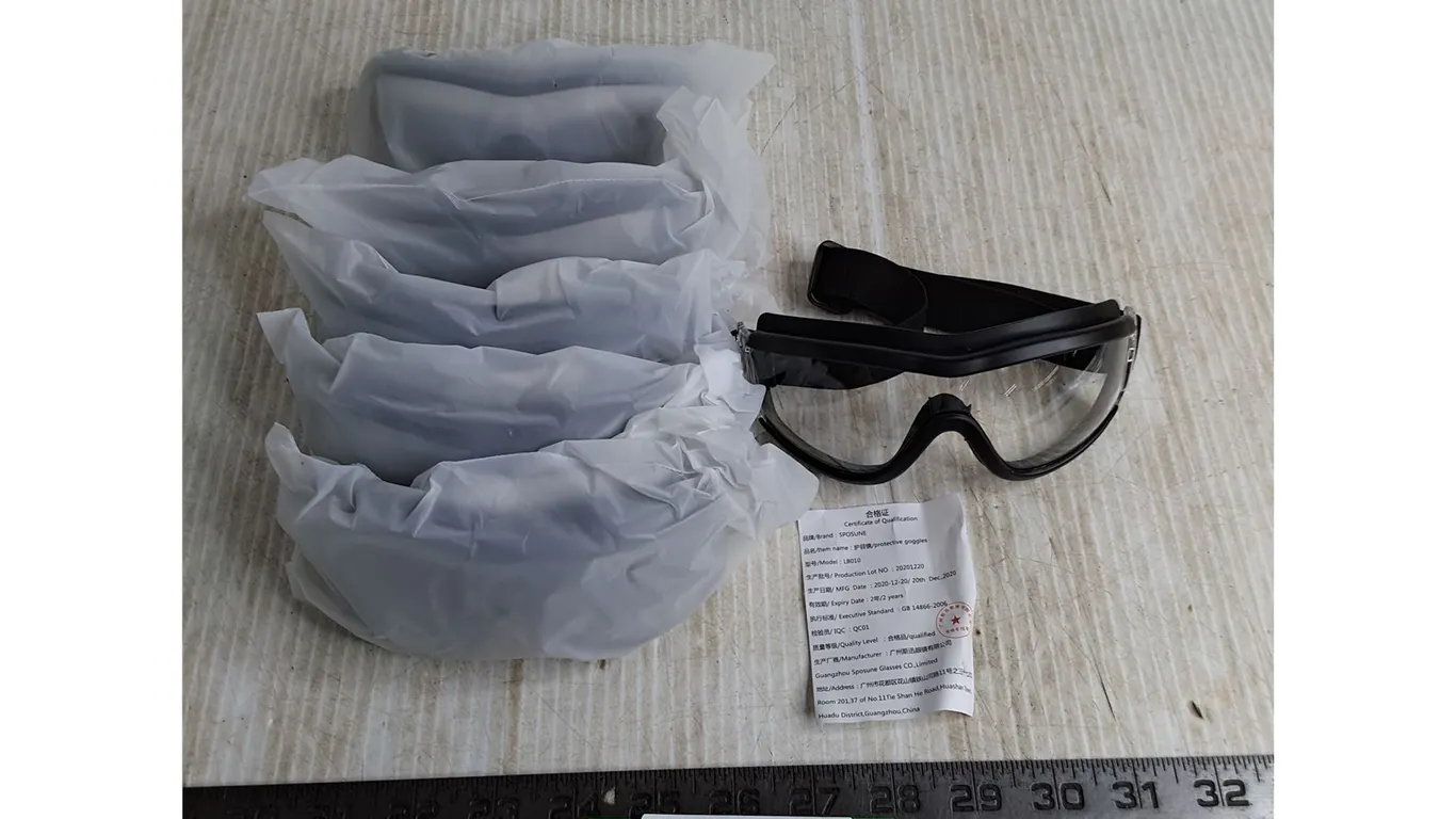(6) New Sposune Protective Goggles