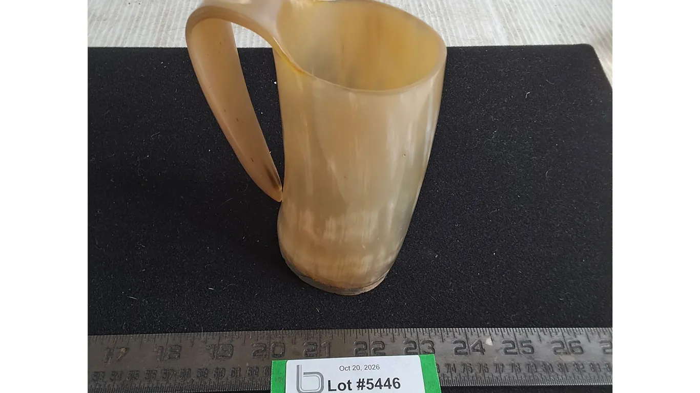 Bull Horn Beer Stein