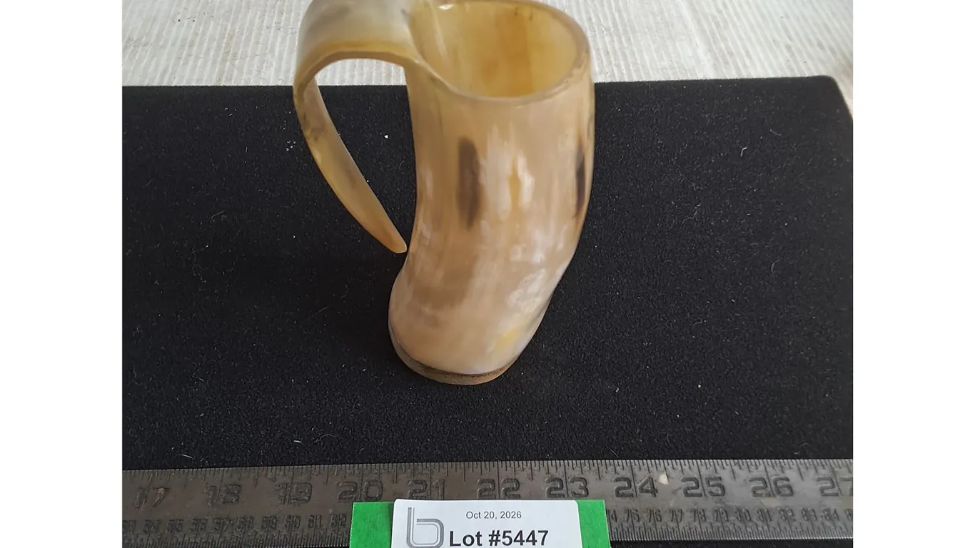 Bull Horn Beer Stein
