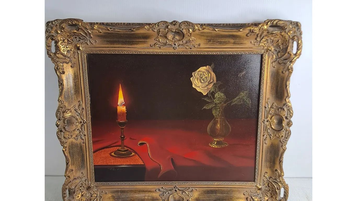 Ornate Framed Wall Decor - 26" x 22", Pickup Only