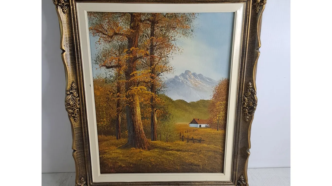 Ornate Framed Wall Decor - 25" x 21", Pickup Only
