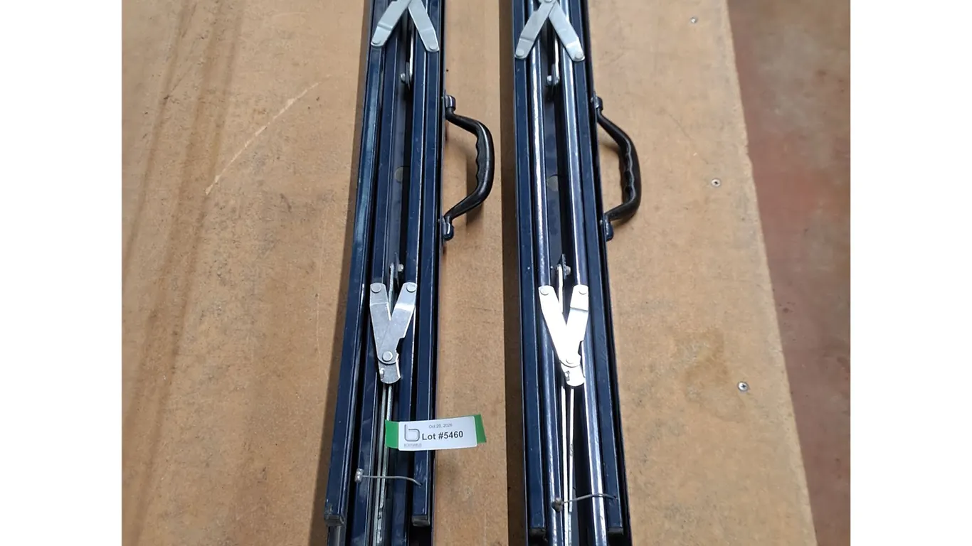(2) Portable Metal Saw Horses - 39" Length - Cannot Ship