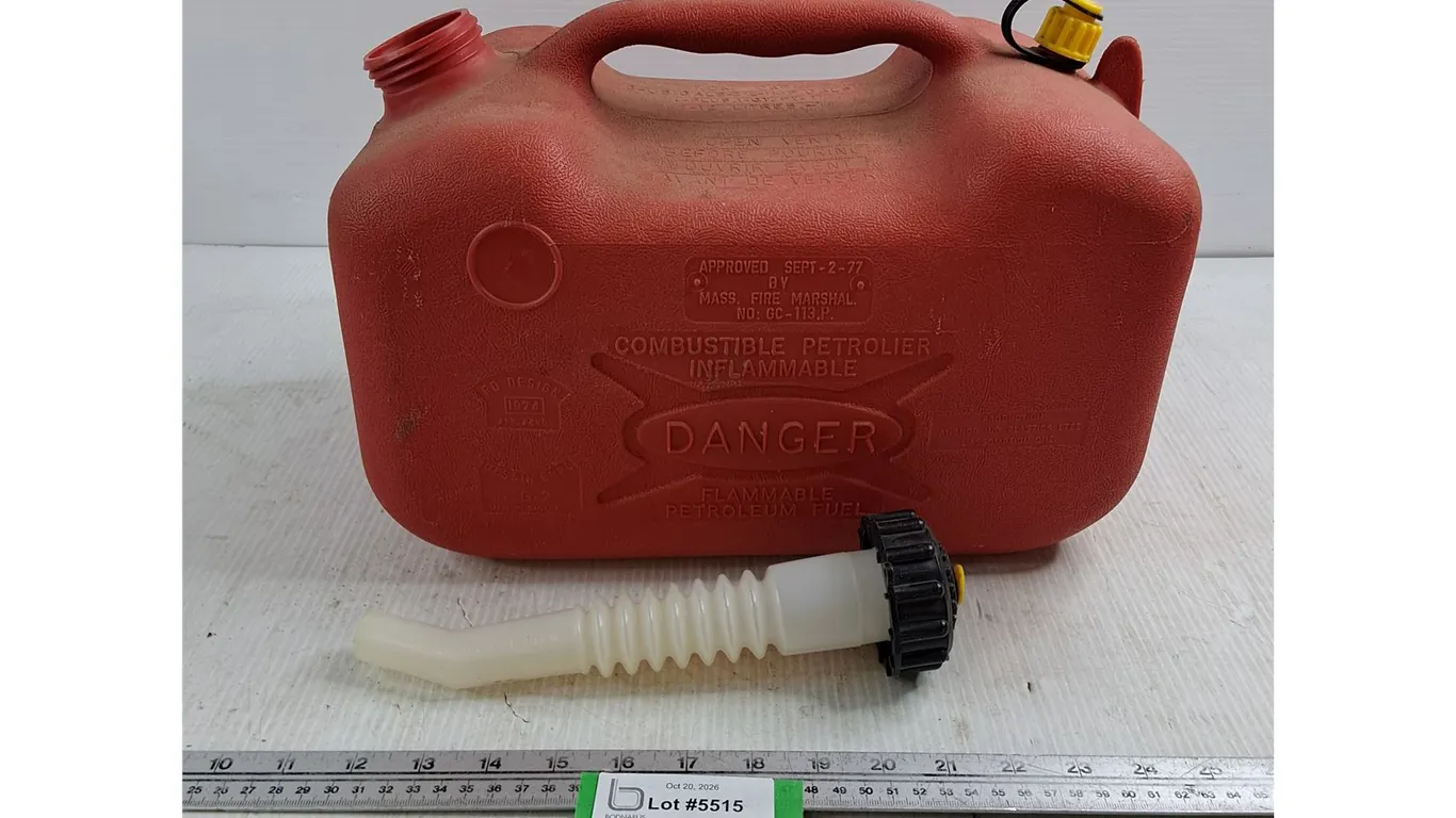 12-Liter Red Gas Can, Pickup Only