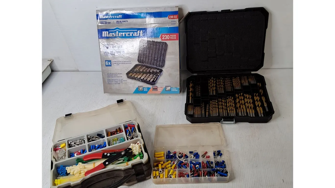 Mastercraft Drill Bit Set, Electrical Repair/Crimping Set