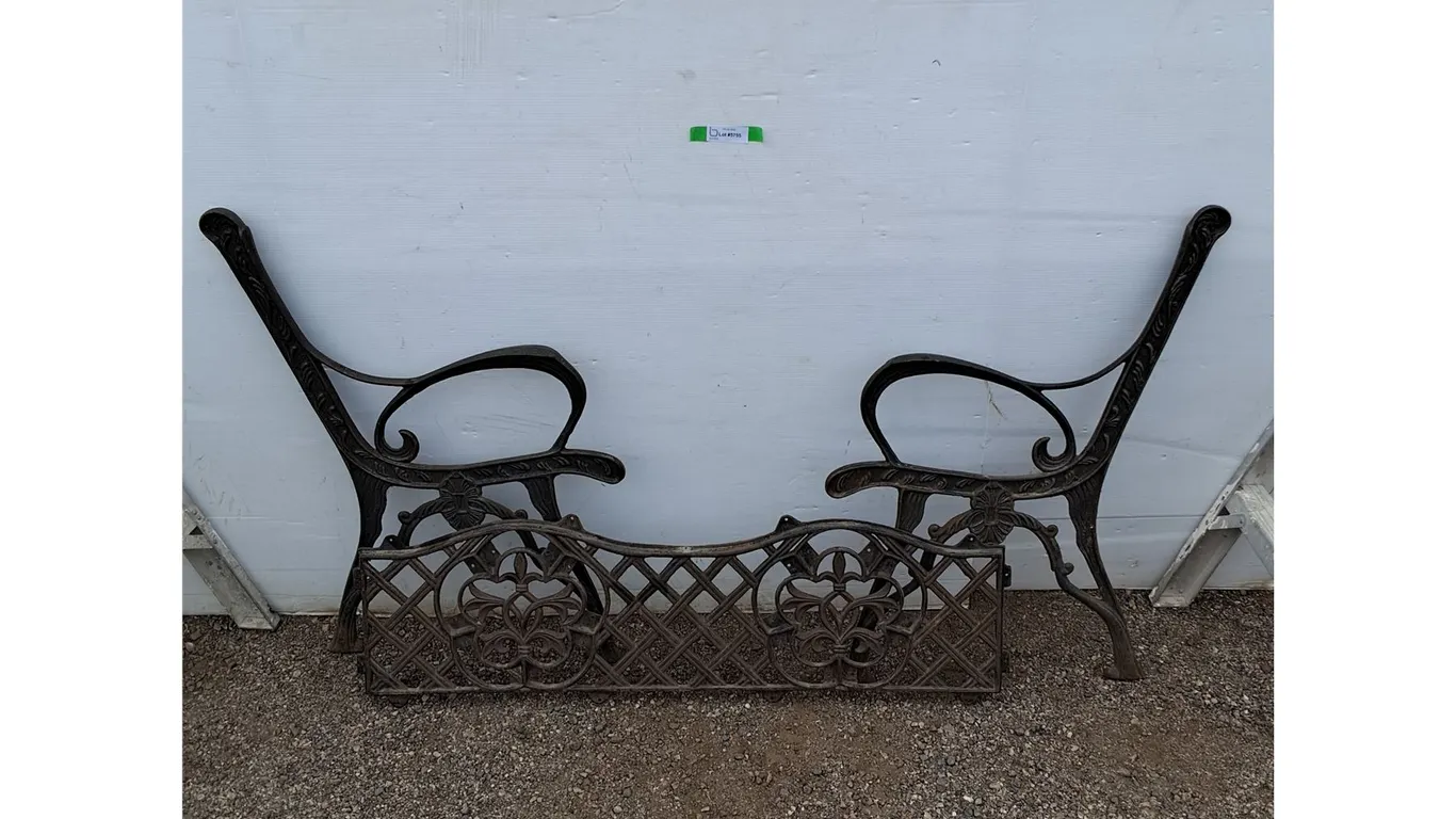 **Cast Iron Bench Parts, Pickup Only