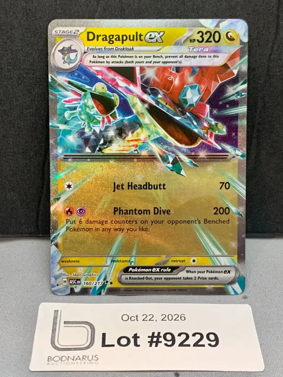 Pokemon - Dragapult ex Holo Card Mint Authentic