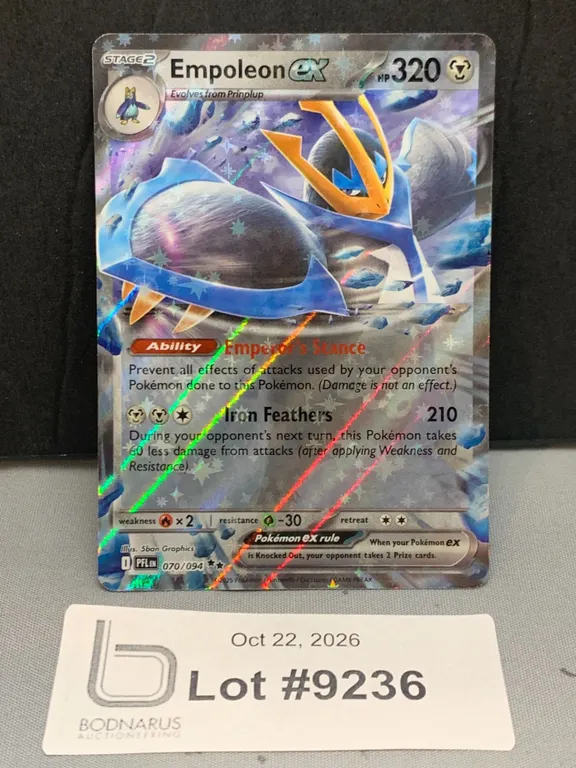 Pokemon - Empoleon ex Holo Card Mint Authentic