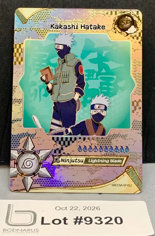 NARUTO Ultra Rare 2026 - Kashi Hatake Ninja Age Gold Textured Foil Thick Card Stock MINT AUTHENTIC