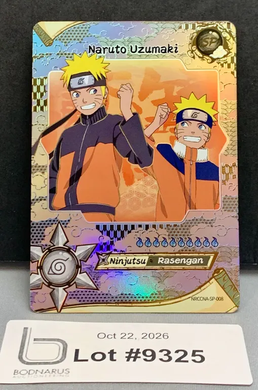 NARUTO Ultra Rare 2026 - Naruto Uzumaki Ninja Age Gold Textured Foil Thick Card Stock MINT AUTHENTIC