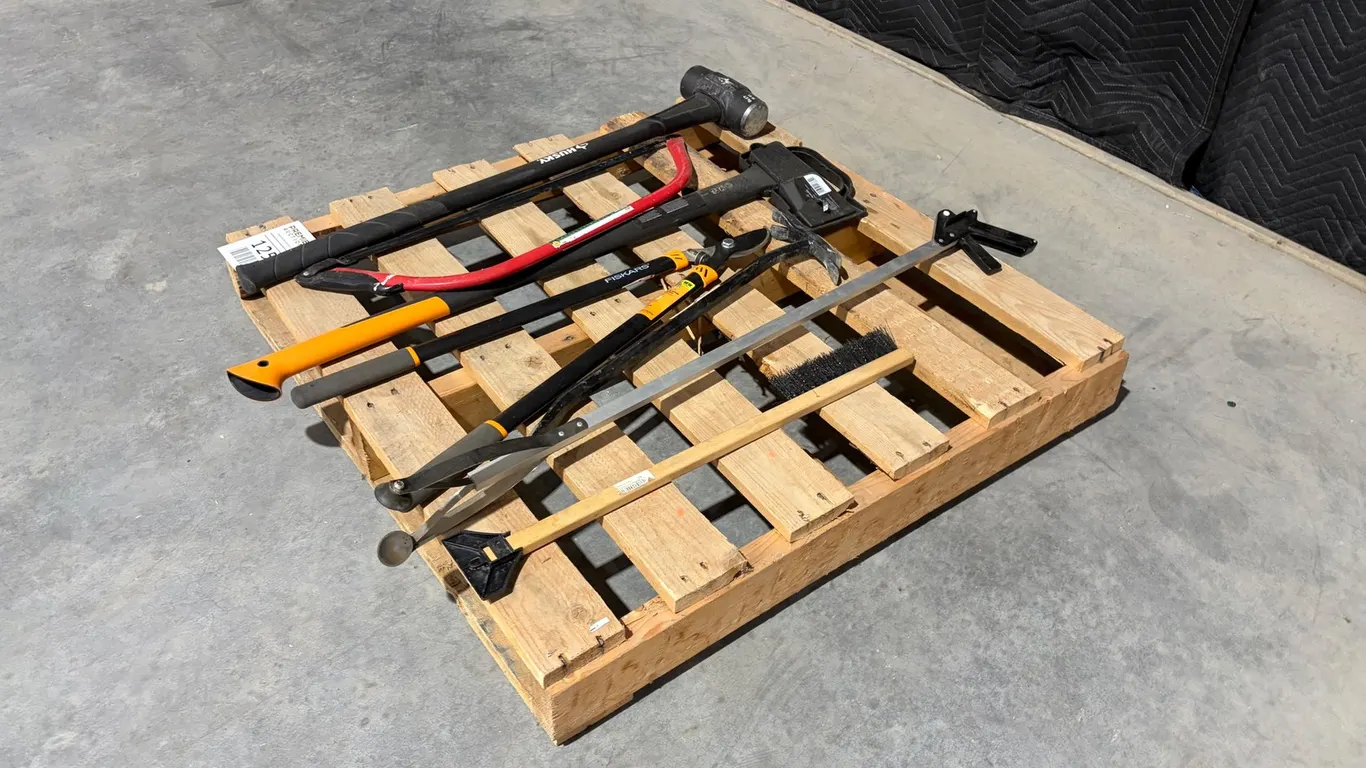 Pallet of Yard Implements