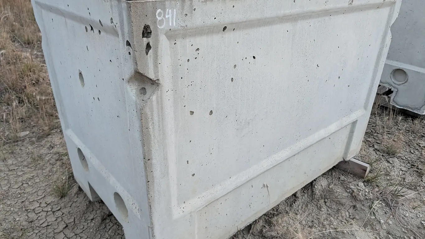 *OFFSITE* Precast Concrete Utility Vault w/ Steel Lid 60" x 36" x 40" H - Located at D&M Concrete West Of Lacombe